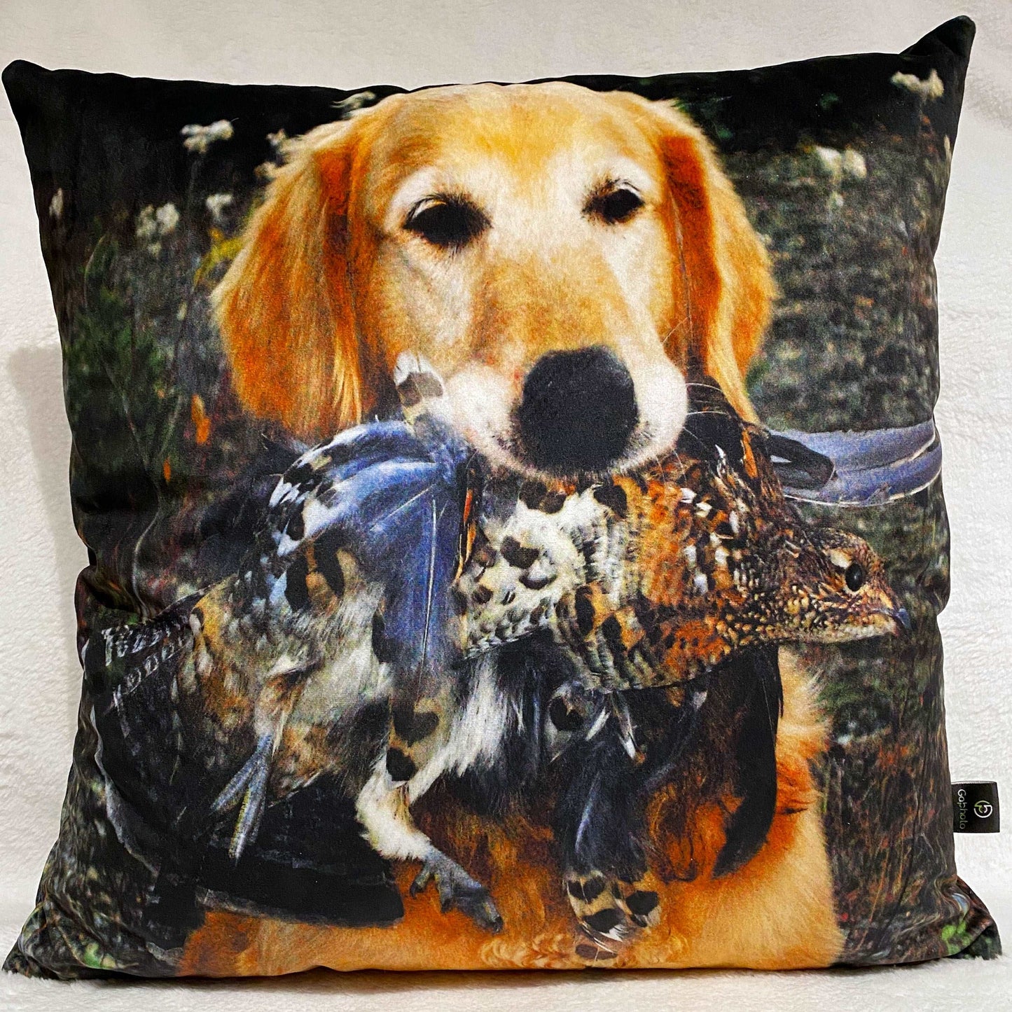 Coussins 18x18 Golden et perdrix CV-1818-037