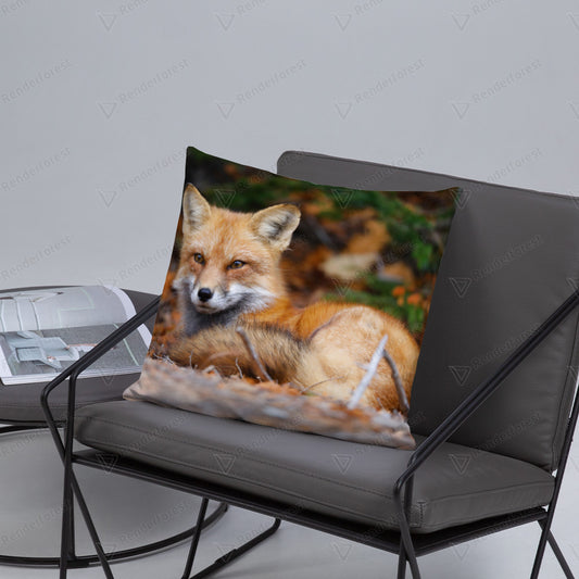 Cushion 18x18 Red Fox 1 CS-1818-030