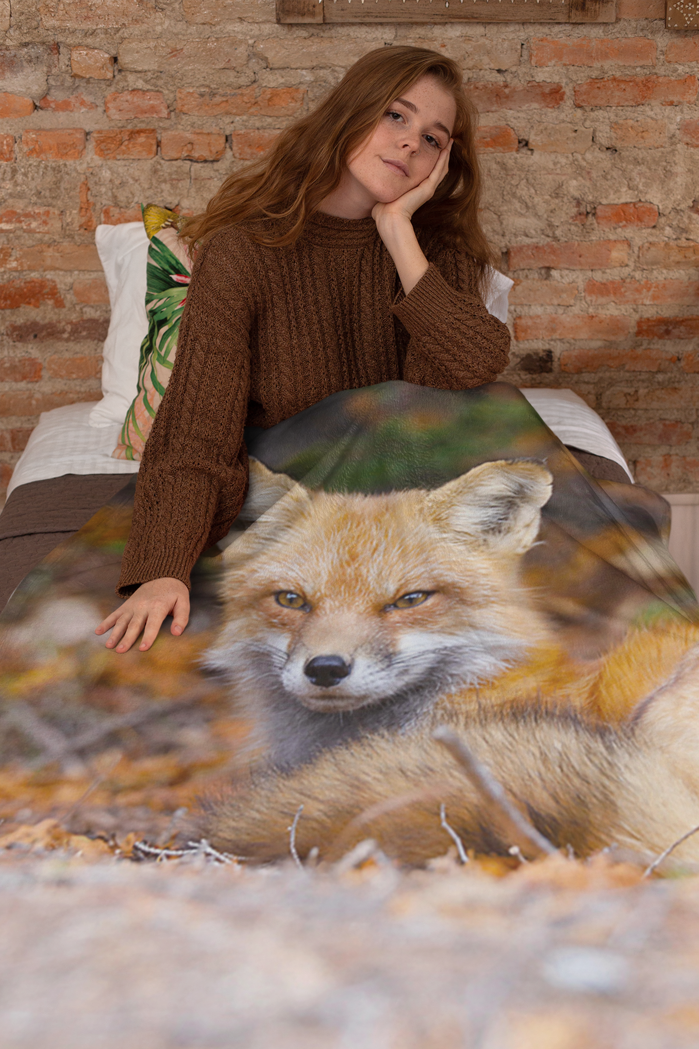 Couvertures Renard roux CV-036