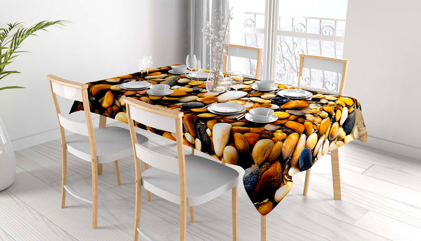 Beach Pebbles Tablecloth NP-029