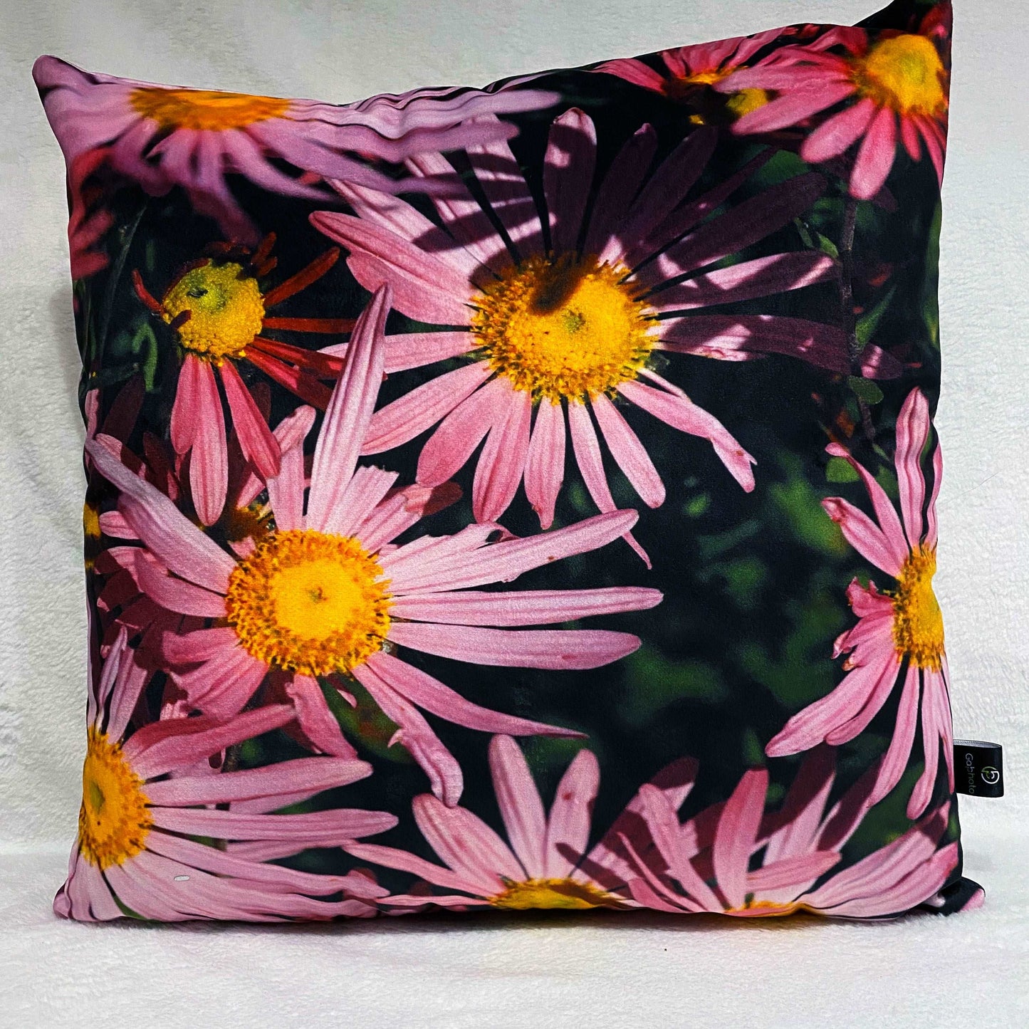 Coussins 18x18 Asters roses CV-1818-039