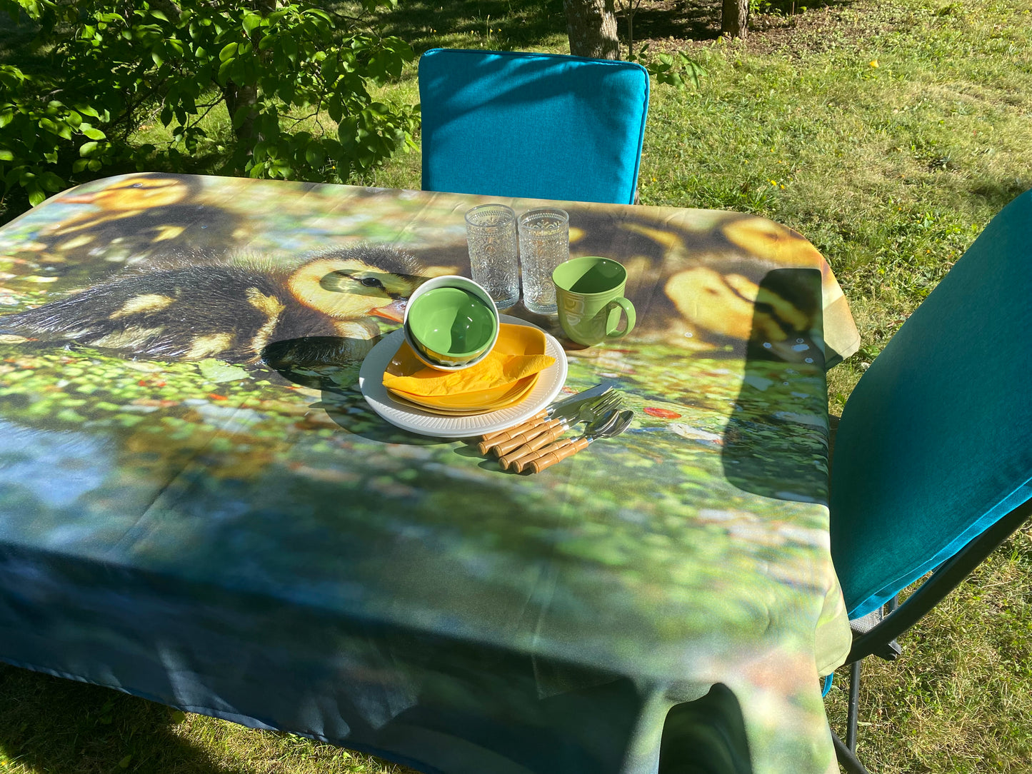 Mallard Ducklings Tablecloth