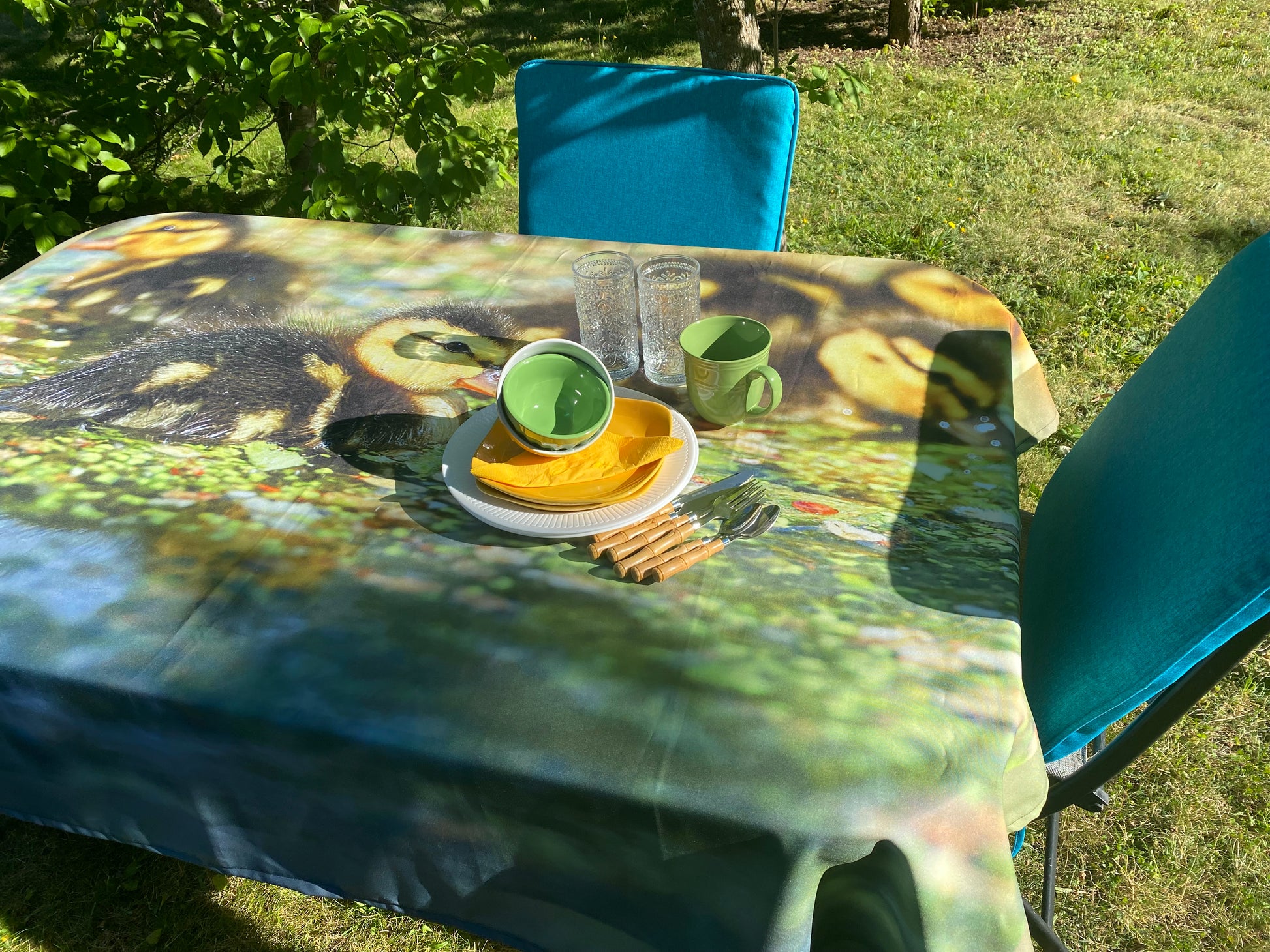 Mallard Ducklings Tablecloth