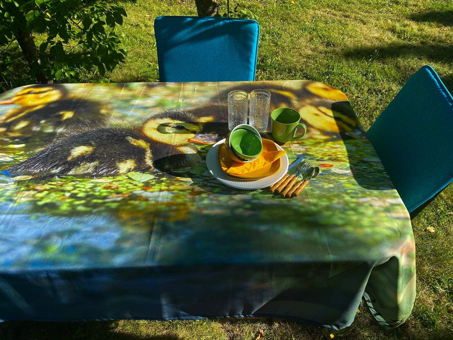 Mallard Ducklings Tablecloth