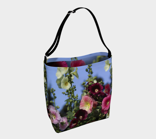 Gabphoto Sac Néoprène Roses trémières 1a