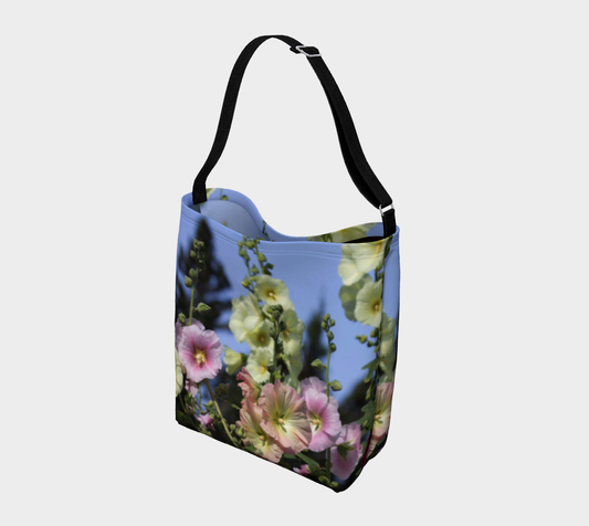 Gabphoto Sac Néoprène Roses trémières 1b