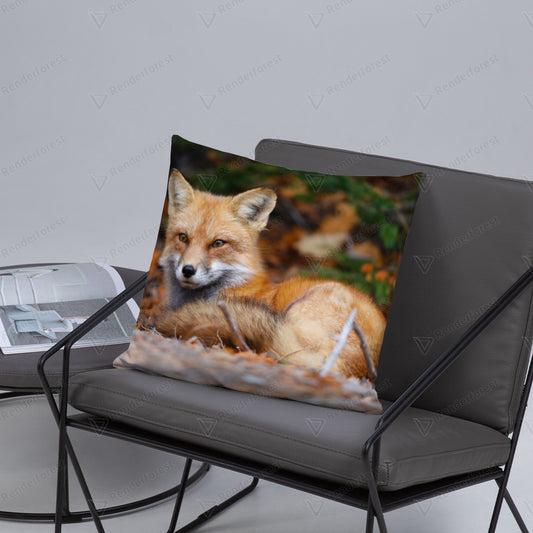 Cushion 18x18 Red Fox 1 CS-1818-030