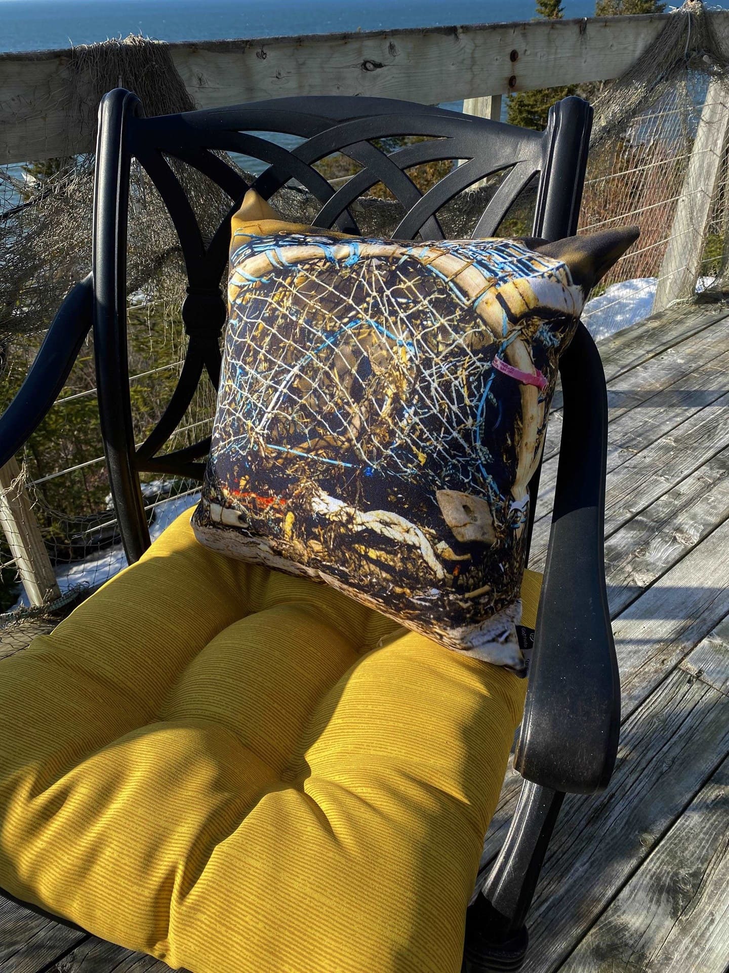 Outdoor cushions Lobster cage 18x18 CV-1818-046