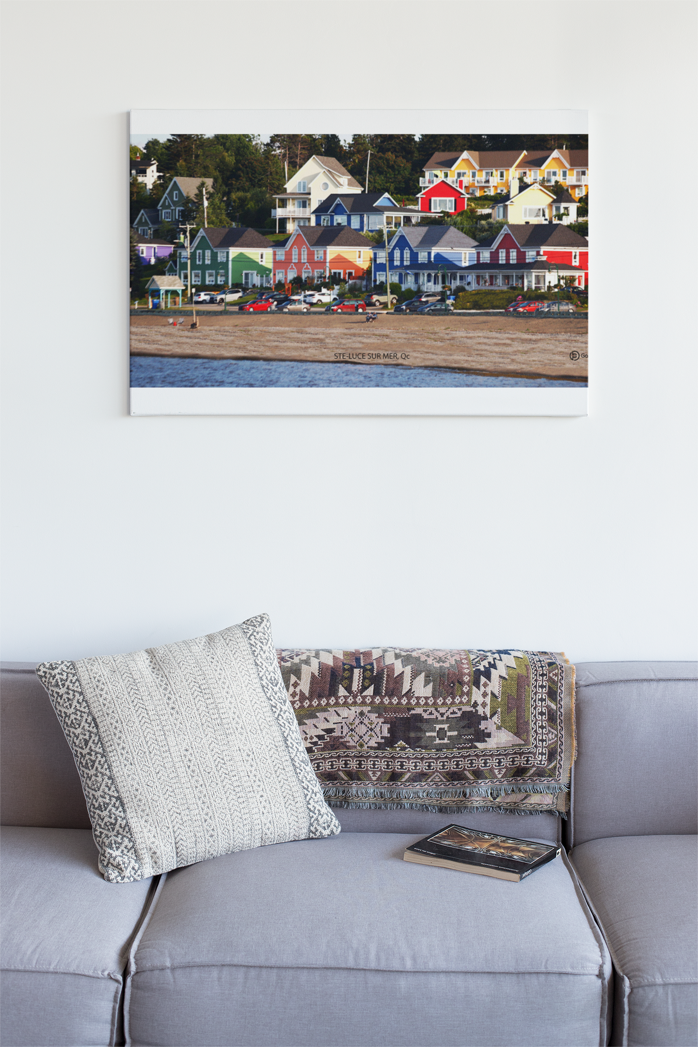 Photo print White geese migration