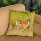 Cushion 18X18 Deer and Fawn CS-1818-015
