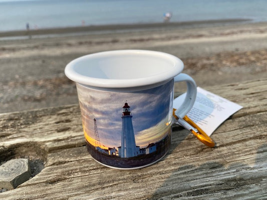 Tasse en métal TA-015 Phare de Pointe aux Père