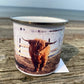 Tasse en métal TA-025 Boeuf Highland