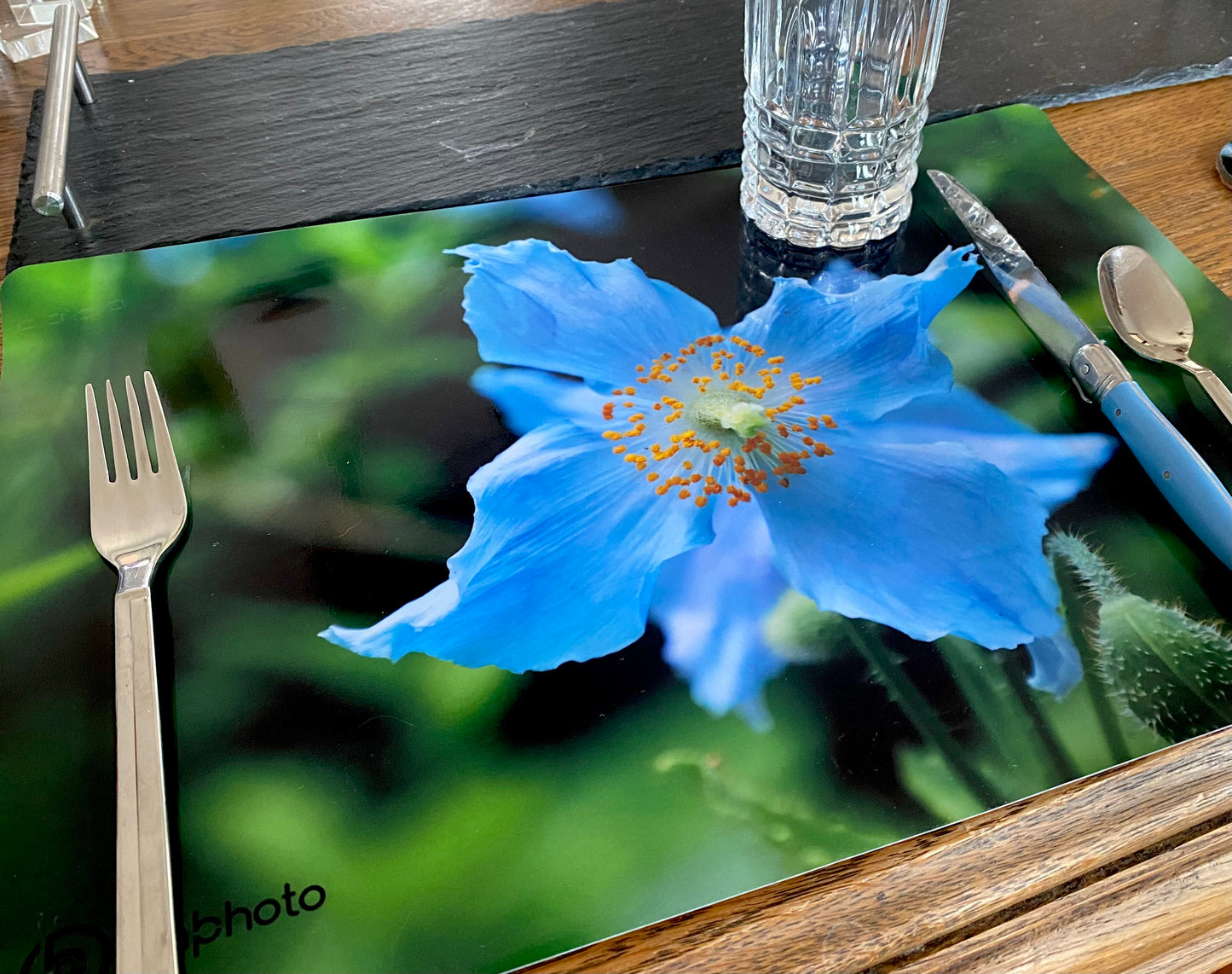 Blue Poppies Placemat NA-001