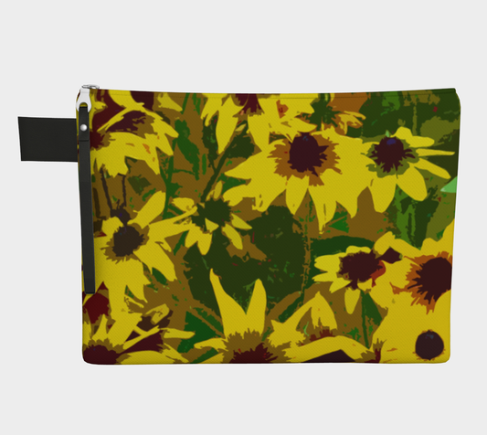 Yellow Rudbeckias pouch PT-004 